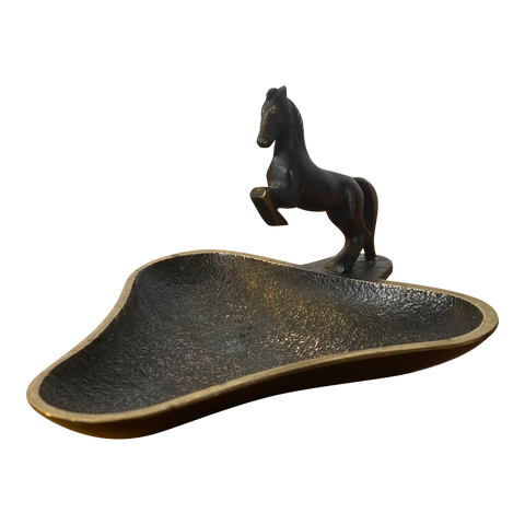 1950s Brass Blackened Richard Rohac Ashtray Vienna, Austria