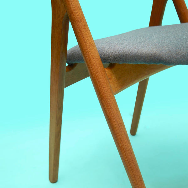 1950s Hans J. Wegner Sawbuck Chairs - Set of 6