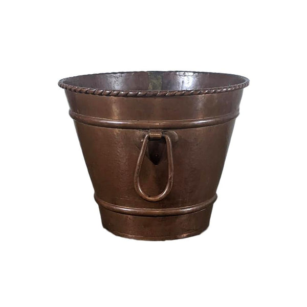 19th Century French Brass Cauldron