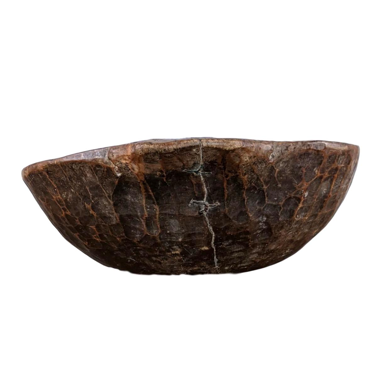 19th Century French Wooden Dough Bowl