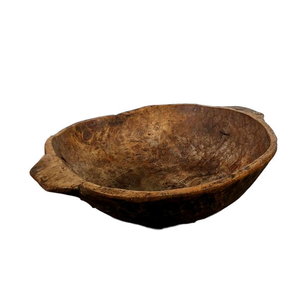 19th Century French Wooden Dough Bowl