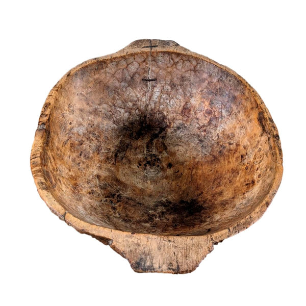 19th Century French Wooden Dough Bowl