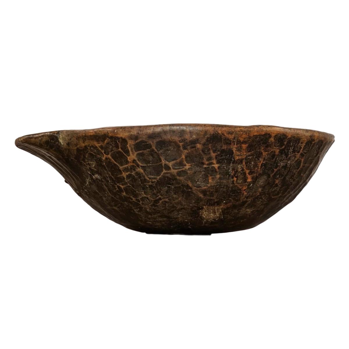 19th Century French Wooden Dough Bowl