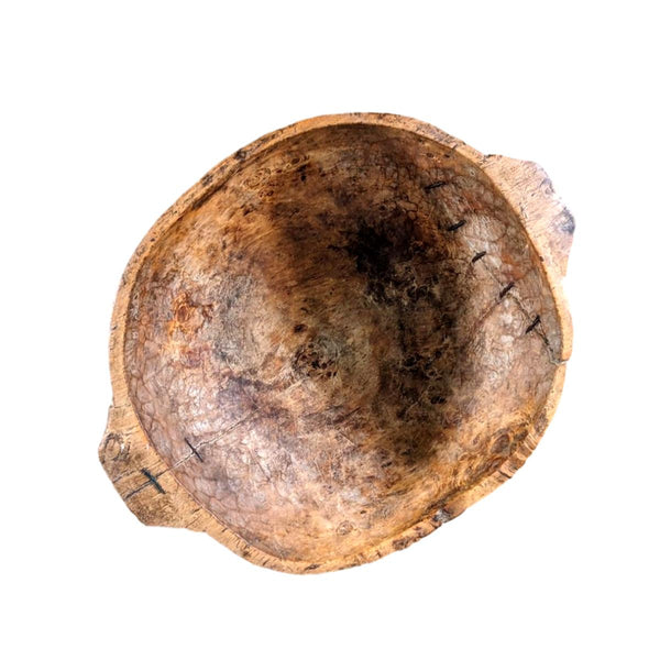 19th Century French Wooden Dough Bowl