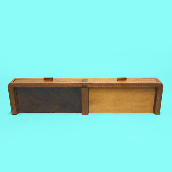 Mid-Century Danish floating shelf in teak