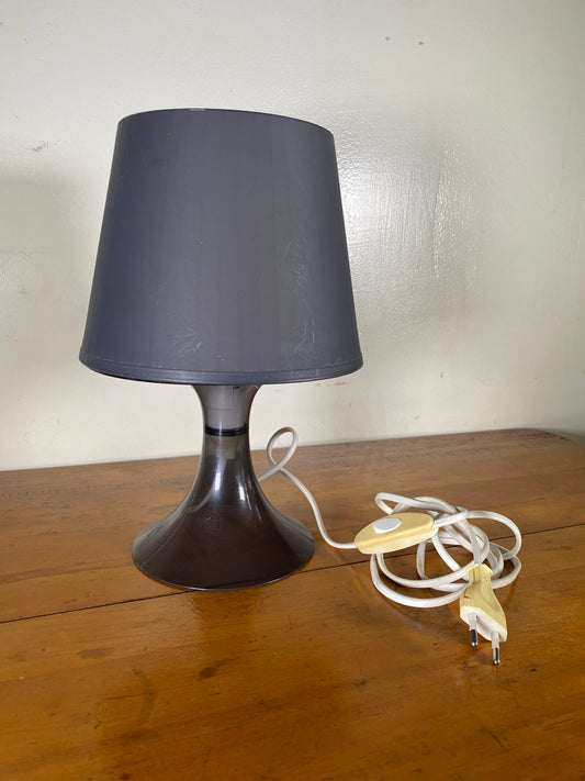 1990s Ikea Lampan Dark Turquoise Blue Plastic Desk Lamp in Dark Turquoise Blue