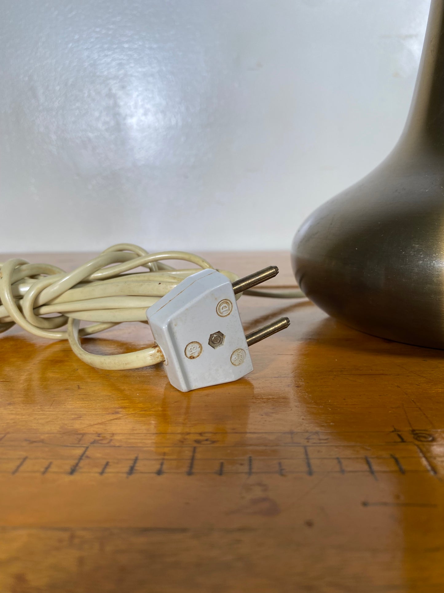 Fog & Morup, Table Lamp, Polished Brass, Denmark, 1960s