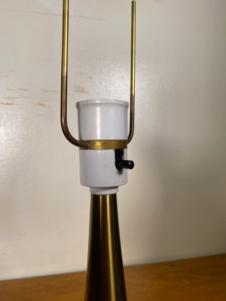 Fog & Morup Polished Brass Danish table lamp 1960s