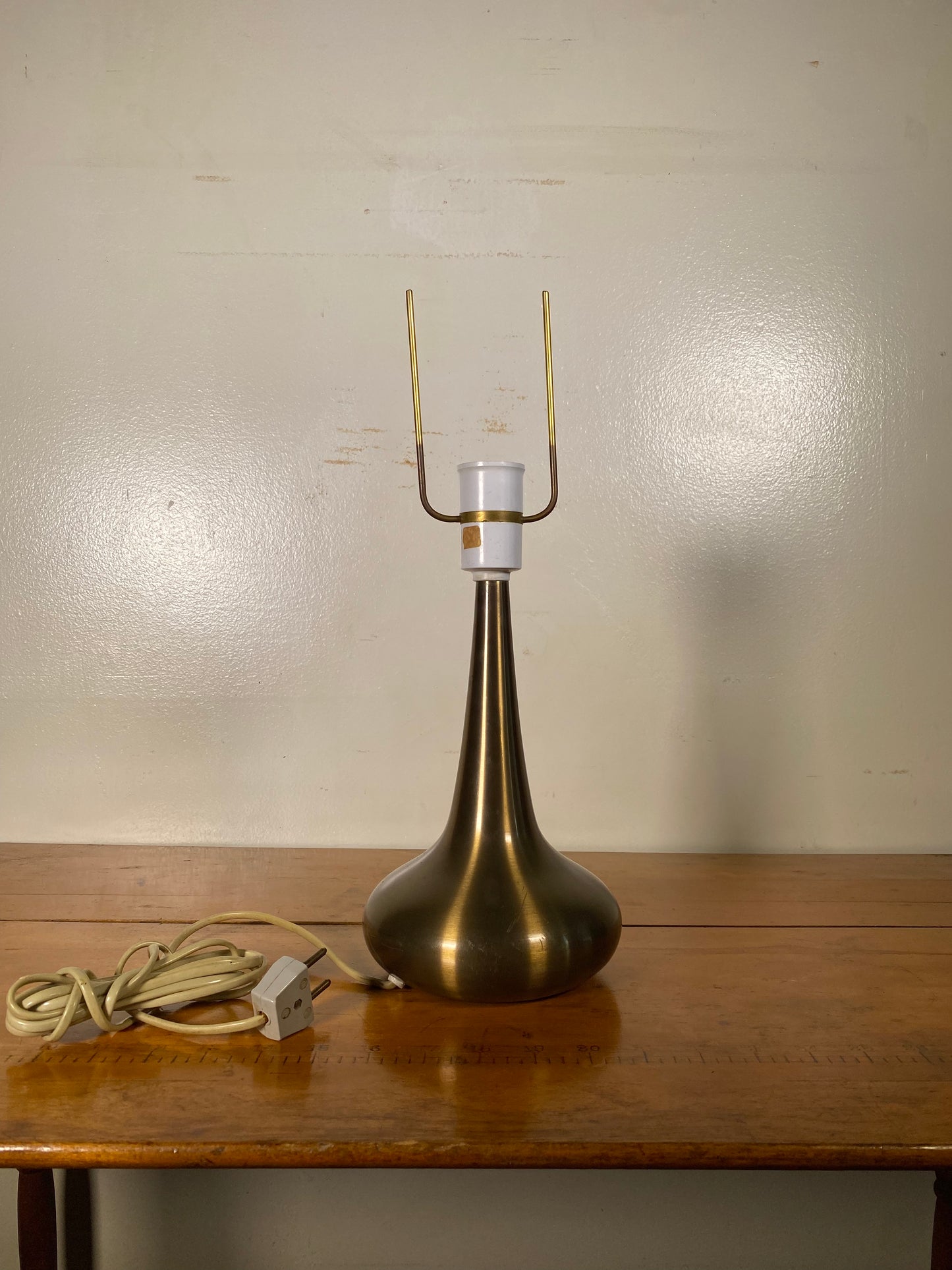 Fog & Morup, Table Lamp, Polished Brass, Denmark, 1960s