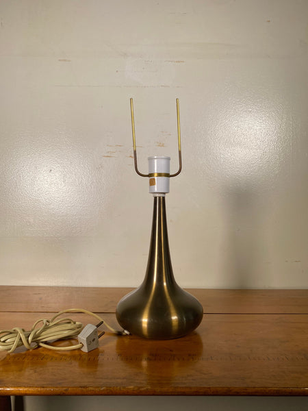 Fog & Morup Polished Brass Danish table lamp 1960s