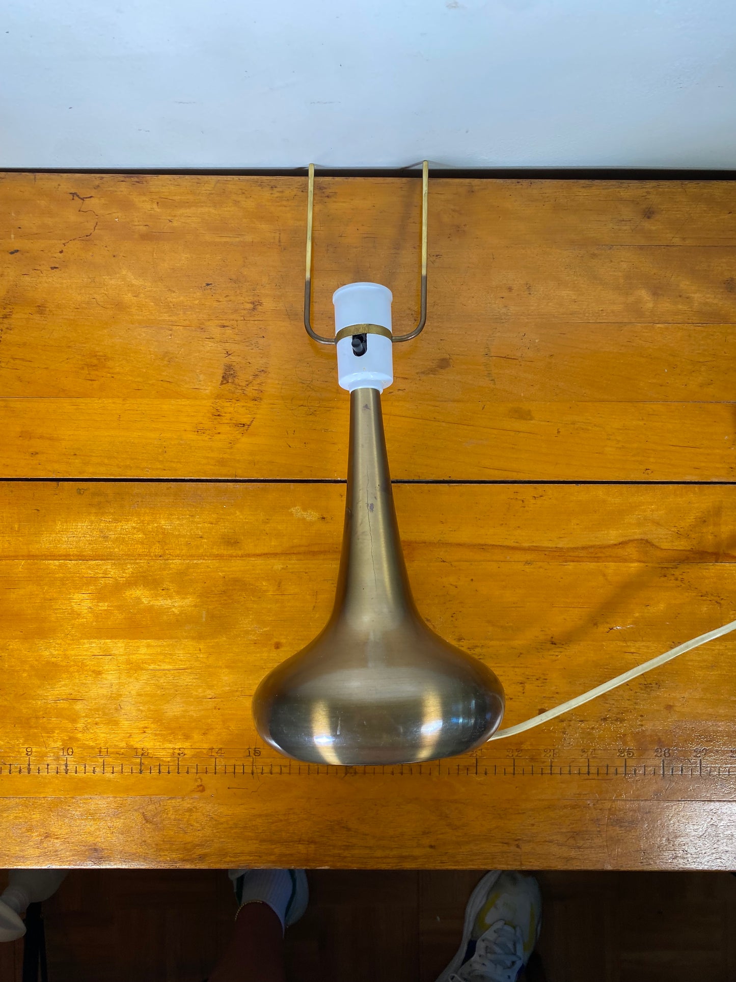 Fog & Morup, Table Lamp, Polished Brass, Denmark, 1960s
