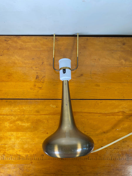Fog & Morup Polished Brass Danish table lamp 1960s