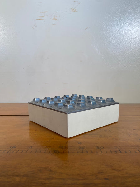 Mid-Century White Swedish Ultima 15 Ashtray by Holger Bäckström & Bo Ljungberg