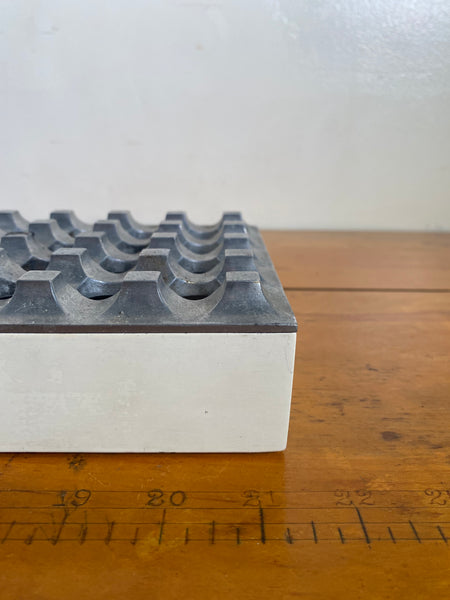 Mid-Century White Swedish Ultima 15 Ashtray by Holger Bäckström & Bo Ljungberg