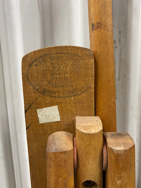 Vintage Striped Deck Folding Chair