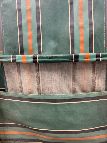 Vintage Striped Deck Folding Chair