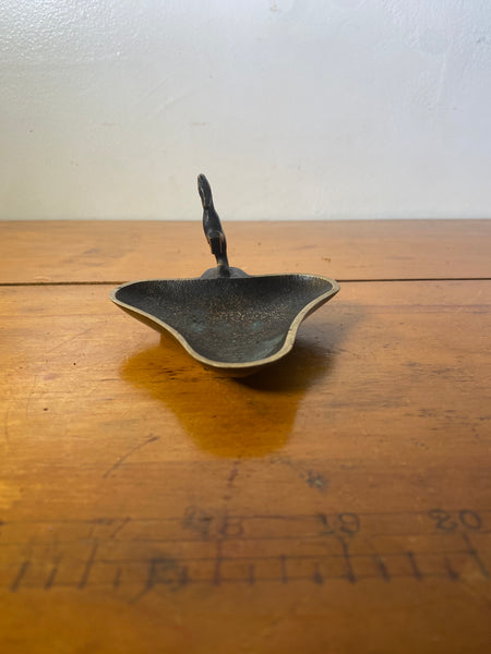 1950s Brass Blackened Richard Rohac Ashtray Vienna, Austria