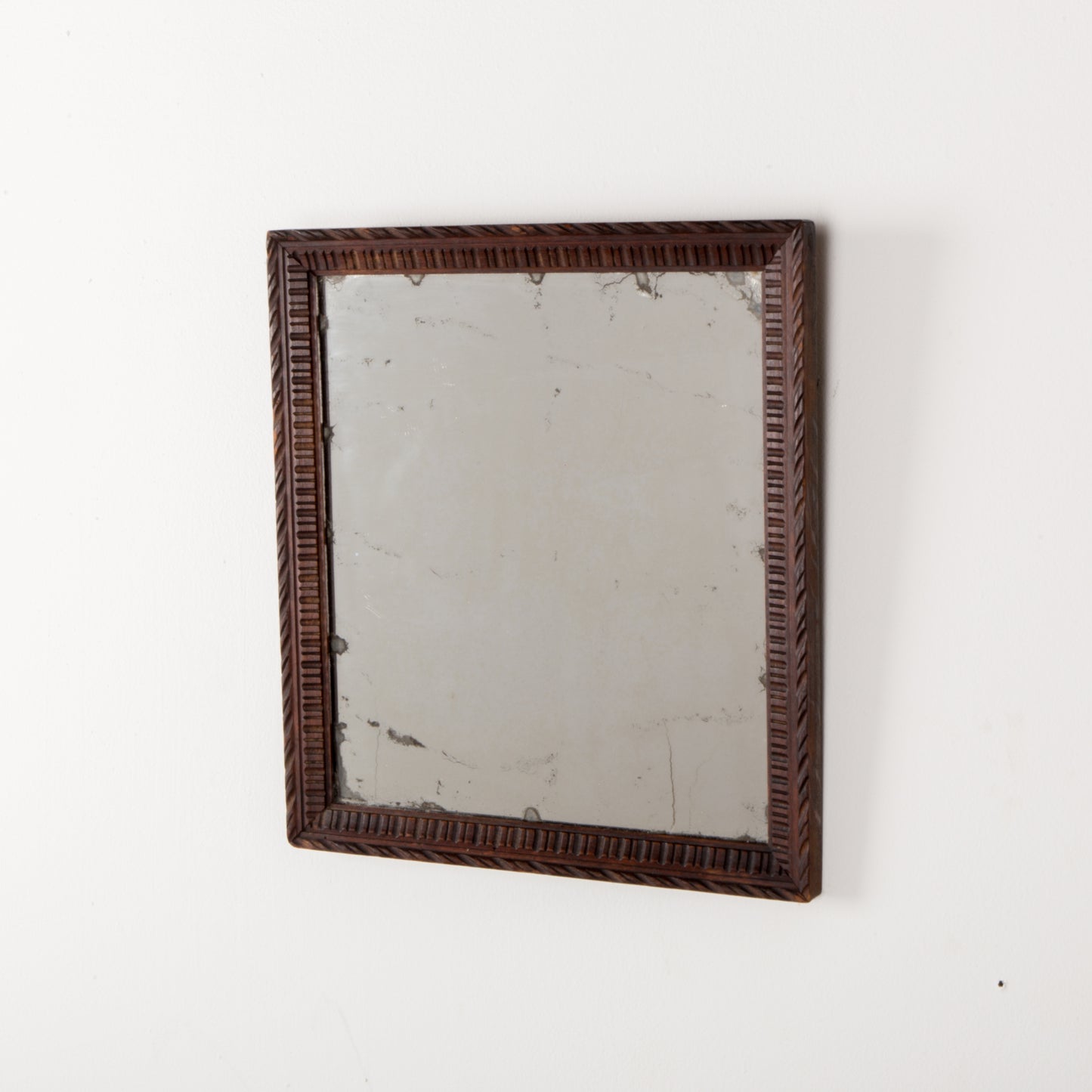 Antique wall hanging mirror