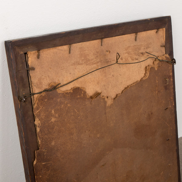 Antique wall hanging mirror