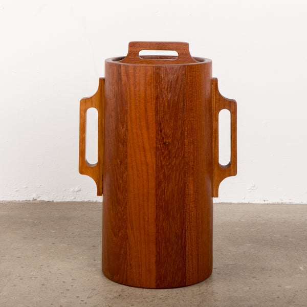 Dansk Staved Teak Banded Ice Bucket by Jens Quistgaard IHQ