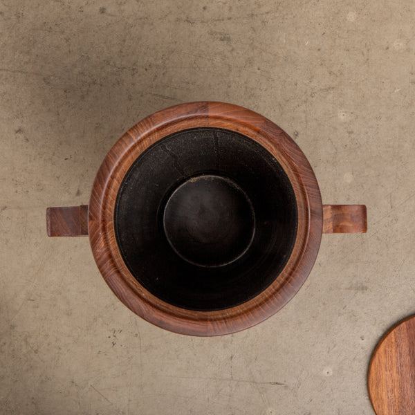 Dansk Staved Teak Banded Ice Bucket by Jens Quistgaard IHQ