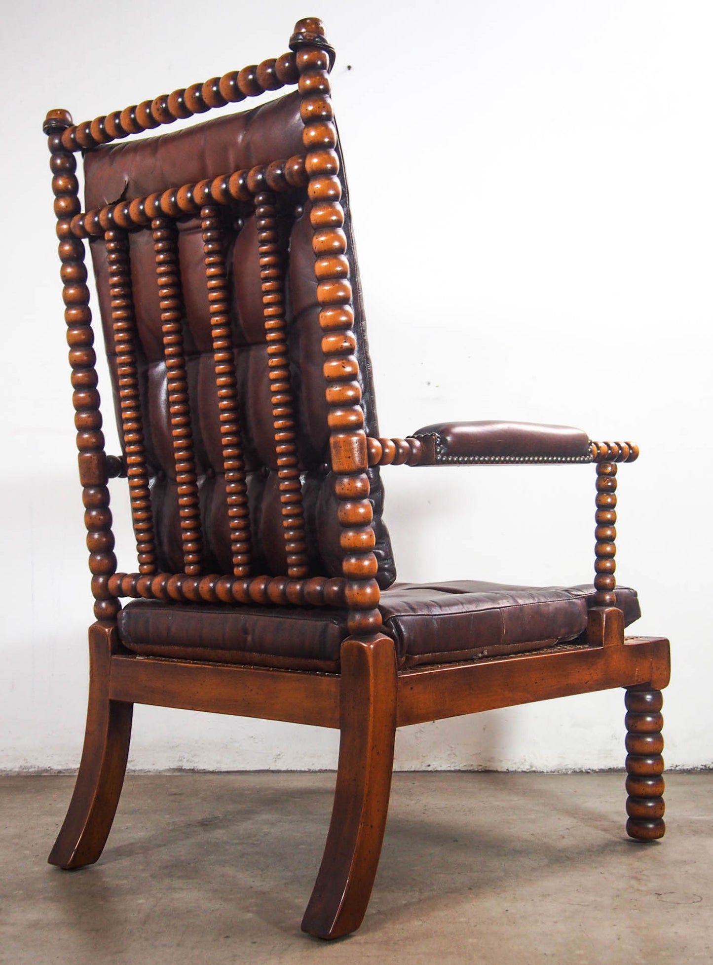 Spanish Valenti Wood Twist Style Arm Chair