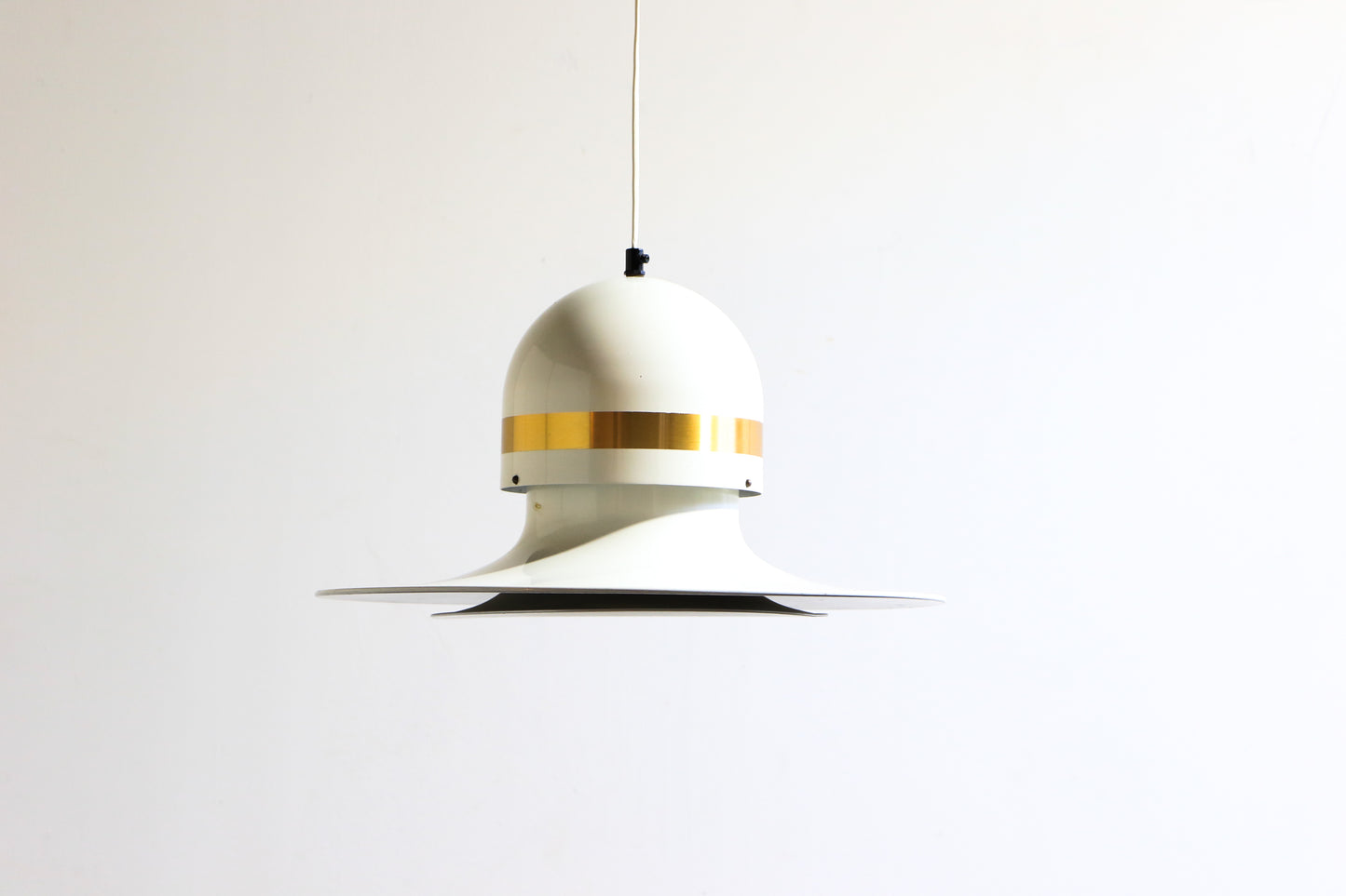Dome-Top Fluted Hanging Lamp