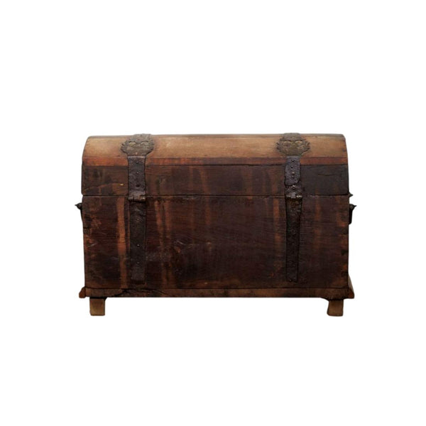Danish 18th Century Oak Baroque Chest