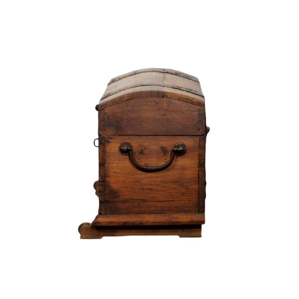 Danish 18th Century Oak Baroque Chest