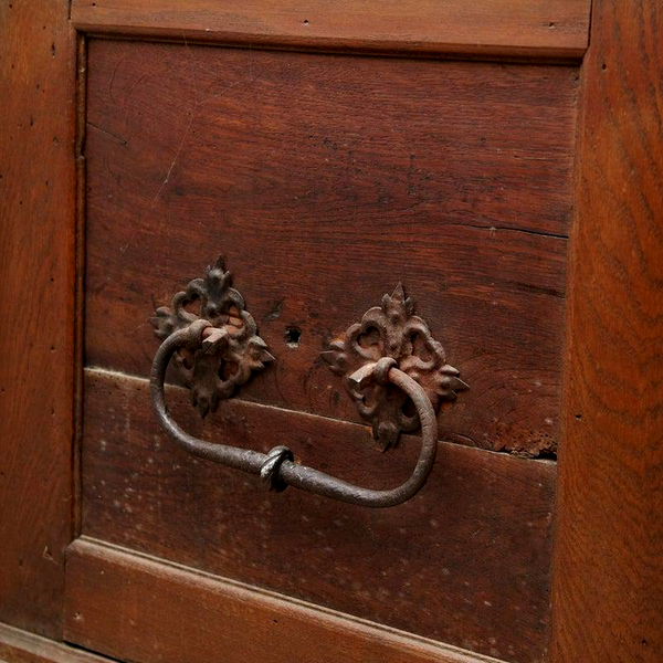 Early 18th Century Danish Carved Trunk