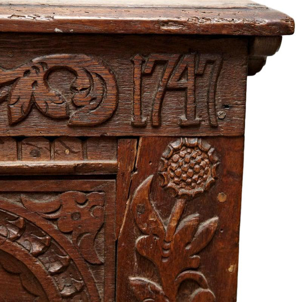 Early 18th Century Danish Carved Trunk