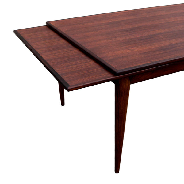 Niels Moller Styled Danish Rosewood Refractory Dining Table