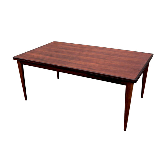 Niels Moller Styled Danish Rosewood Refractory Dining Table