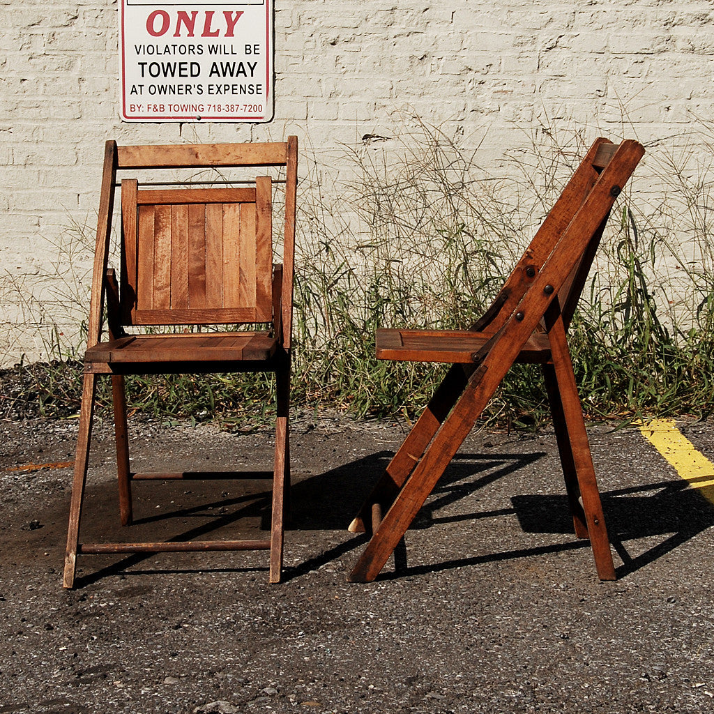 A Pair of 19th Century Folding Chairs