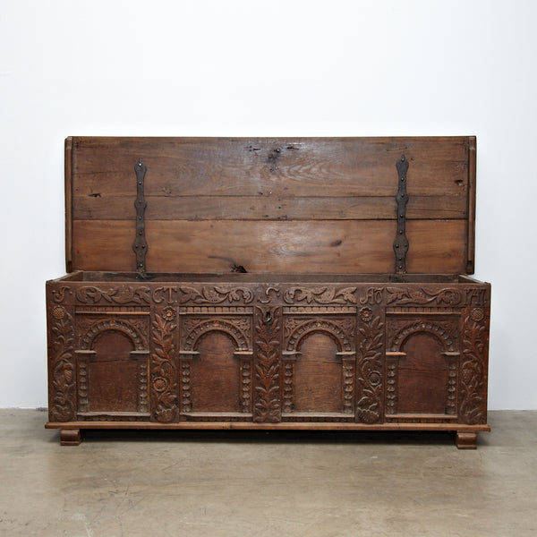 Early 18th Century Marriage Chest