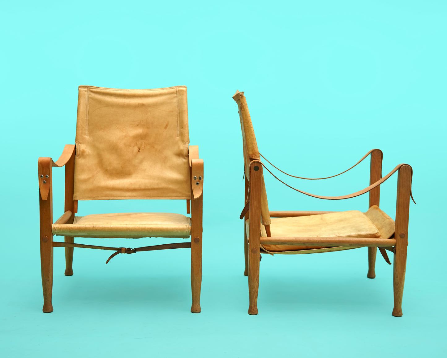 Safari Chair by Kaare Klint - a Pair