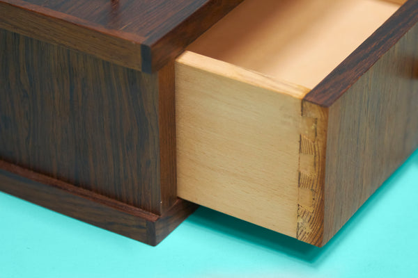 VINTAGE DANISH ROSEWOOD FLOATING NIGHTSTAND - 1960S