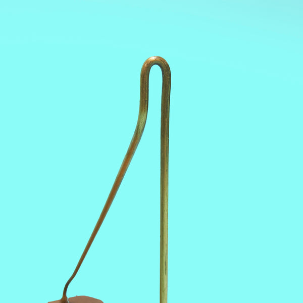 Mid-Century Danish floating shelf in teak