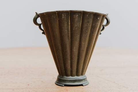 Just Andersen Fluted Disko Metal Vase