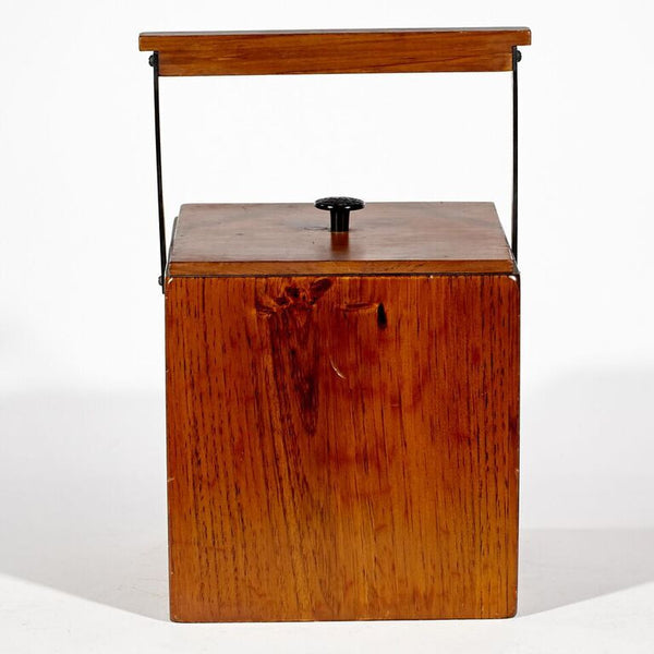 Wooden Ice Box with Handle