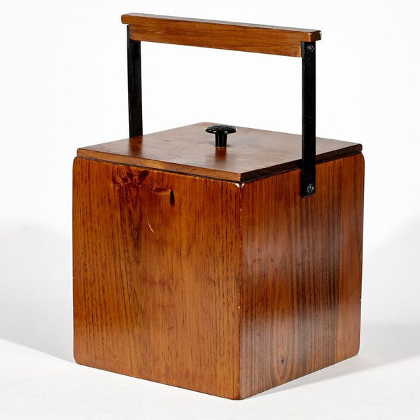 Wooden Ice Box with Handle
